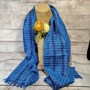 NWOT Handwoven Fair Trade Cotton Scarf from Guatemala